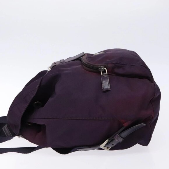 PRADA Backpack Nylon Purple Auth 83697 - Picture 4 of 16